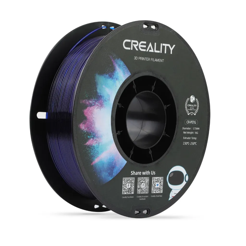 Creality CR-PETG Filament 1.0 kg - Transparent Blue.webp