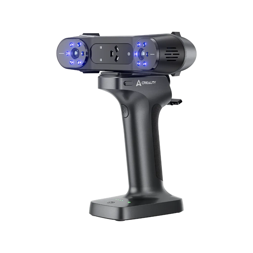 Creality CR-Scan Raptor X Professional hybrid blue laser scanner, 34 line, wireless, rechargeable, 0.05mm accu.webp