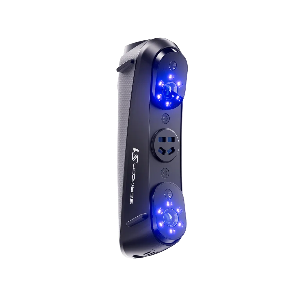 Creality Sermoon S1 Professional hybrid blue laser scanner. 34 lines. 90FPS scanning speed.webp