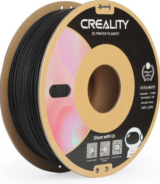 Creality CR-PLA Matte Filament - Matte Black
